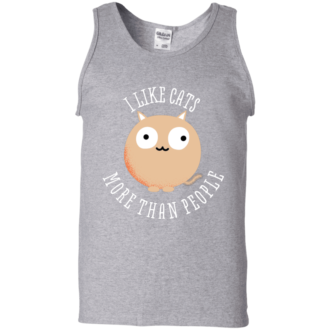 T-Shirts Sport Grey / S I Like Cats Men's Tank Top
