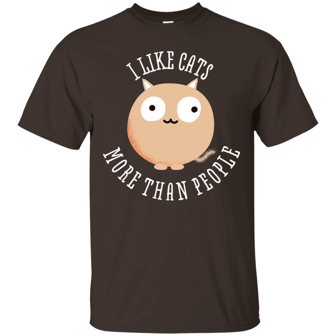 T-Shirts Dark Chocolate / S I Like Cats T-Shirt