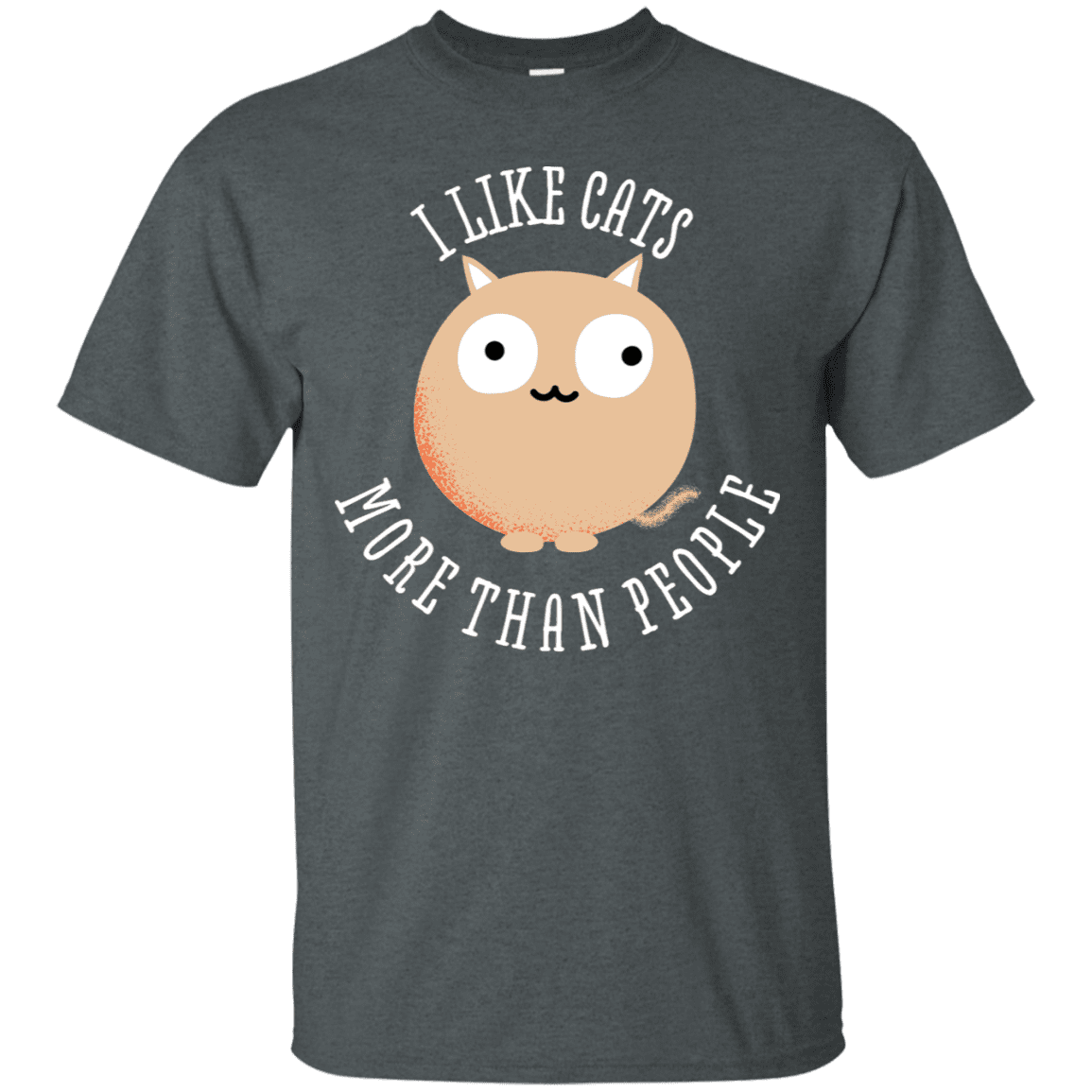 T-Shirts Dark Heather / S I Like Cats T-Shirt