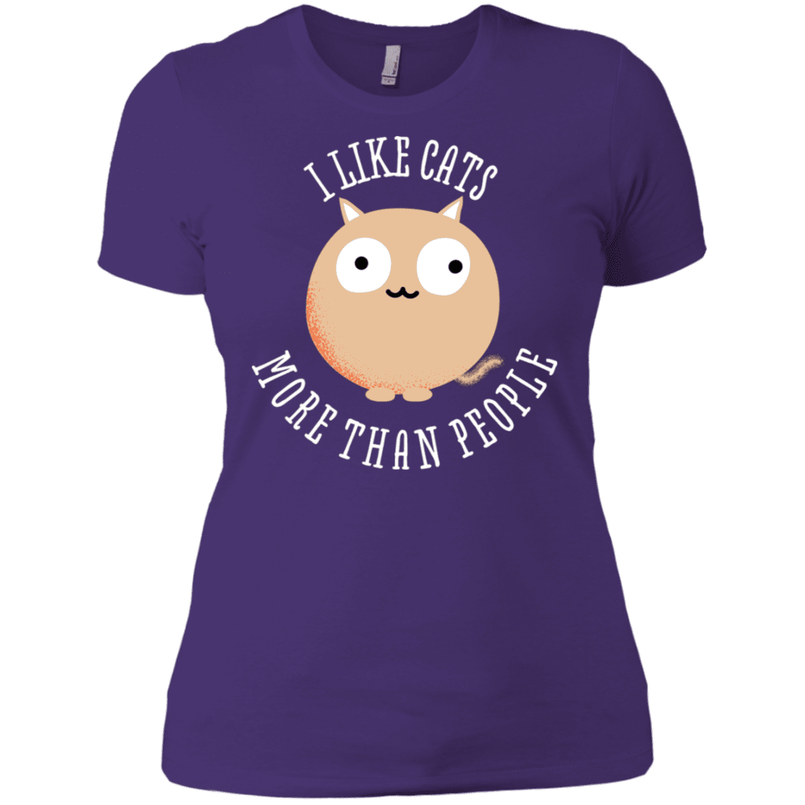 T-Shirts Purple Rush/ / X-Small I Like Cats Women's Premium T-Shirt