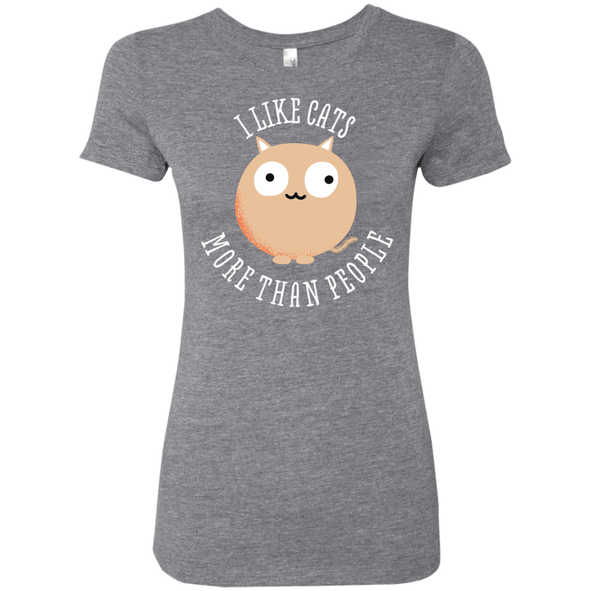 T-Shirts Premium Heather / S I Like Cats Women's Triblend T-Shirt