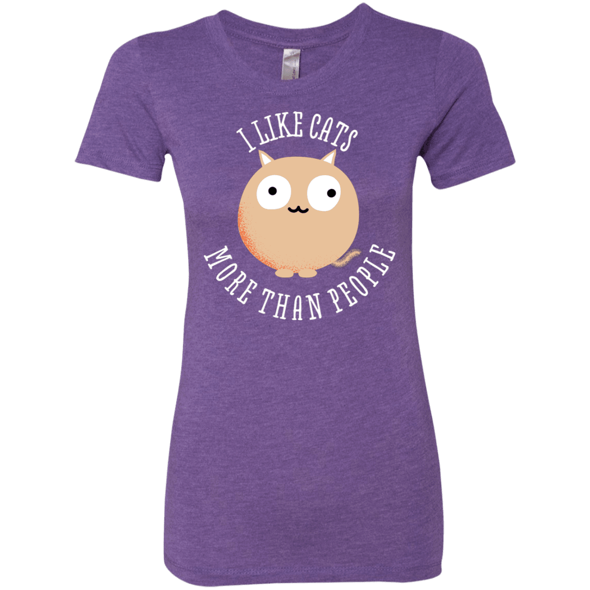 T-Shirts Purple Rush / S I Like Cats Women's Triblend T-Shirt