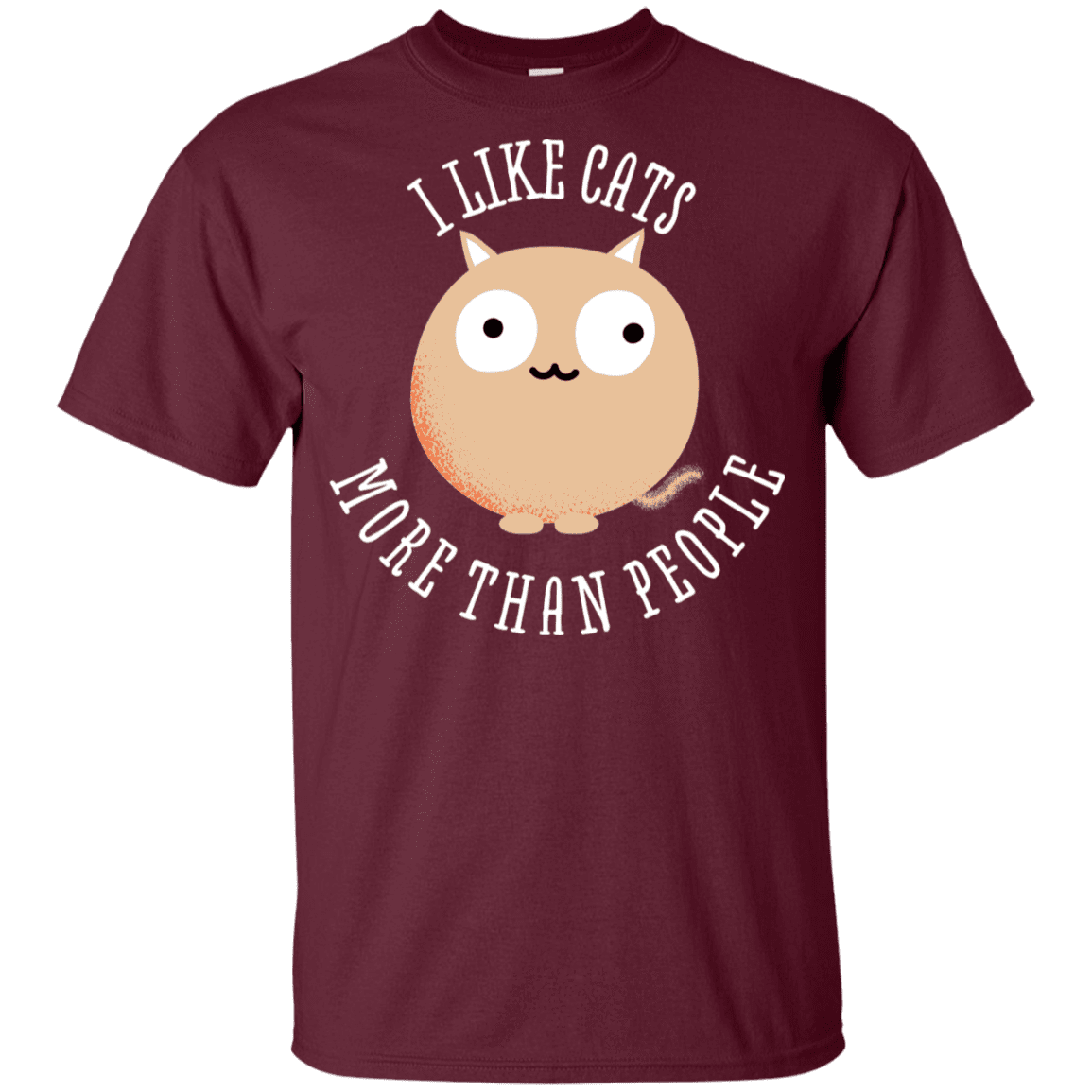 T-Shirts Maroon / YXS I Like Cats Youth T-Shirt