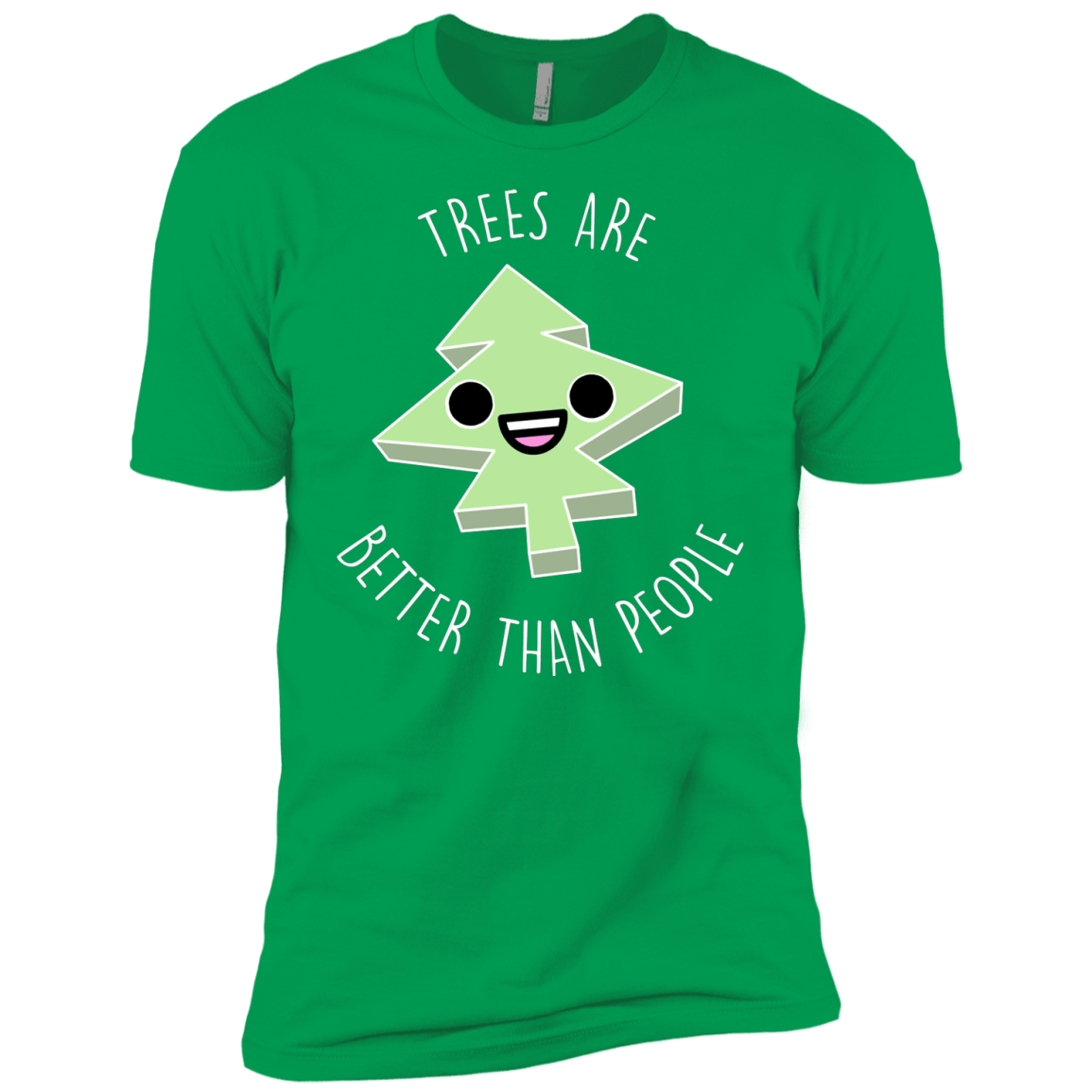T-Shirts Kelly Green / YXS I Like Trees Boys Premium T-Shirt