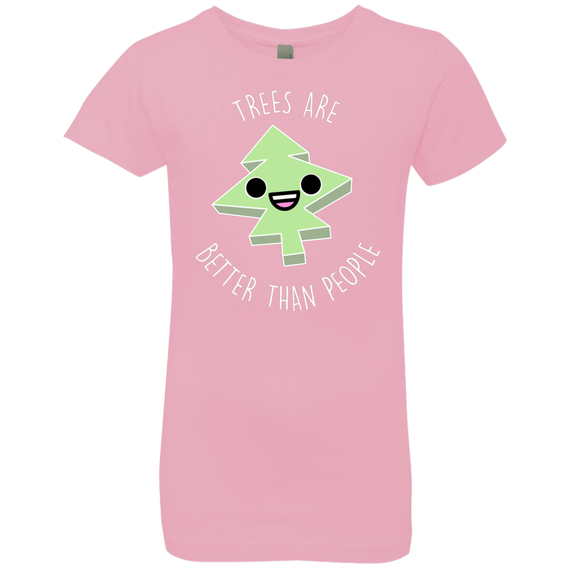 T-Shirts Light Pink / YXS I Like Trees Girls Premium T-Shirt
