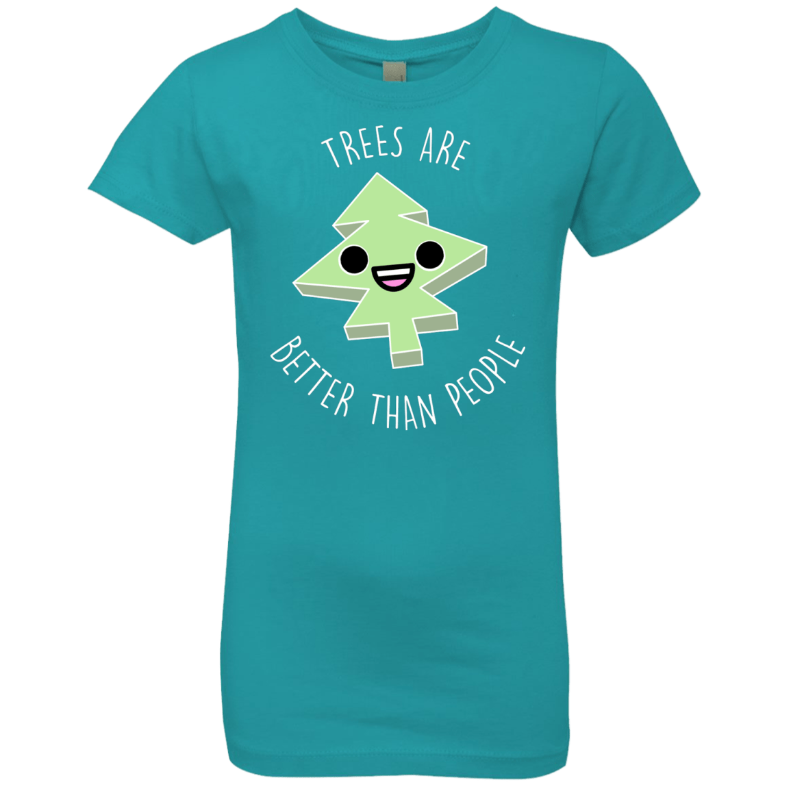 T-Shirts Tahiti Blue / YXS I Like Trees Girls Premium T-Shirt