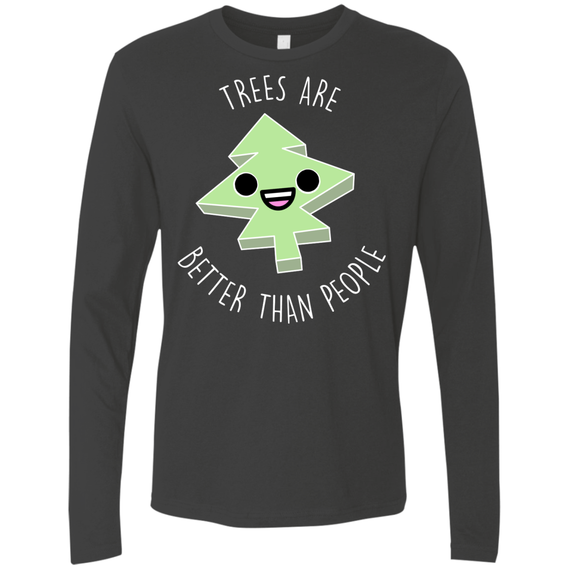 T-Shirts Heavy Metal / S I Like Trees Men's Premium Long Sleeve