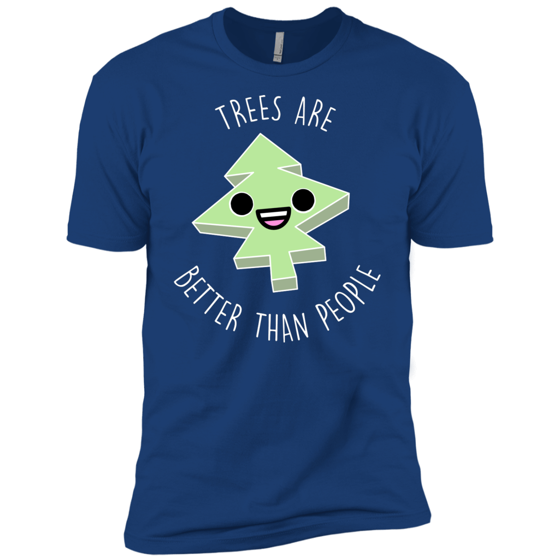 T-Shirts Royal / X-Small I Like Trees Men's Premium T-Shirt