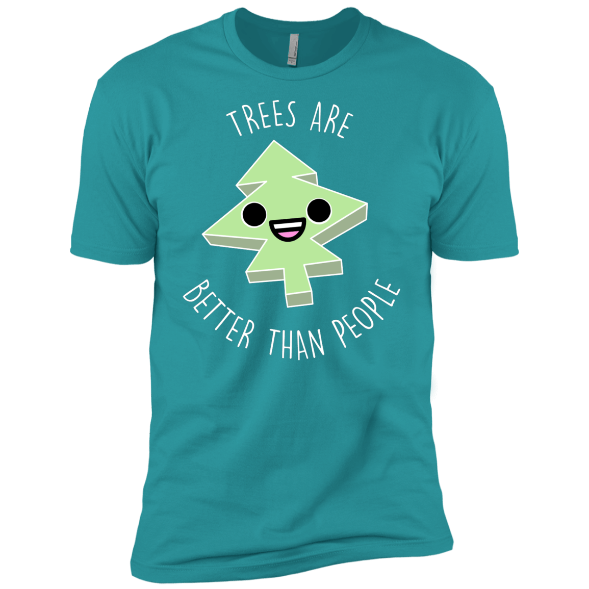 T-Shirts Tahiti Blue / X-Small I Like Trees Men's Premium T-Shirt