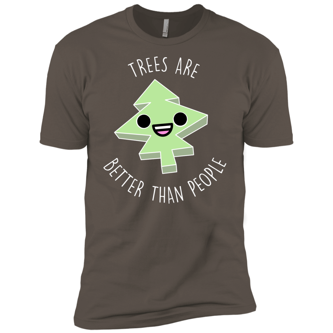 T-Shirts Warm Grey / X-Small I Like Trees Men's Premium T-Shirt