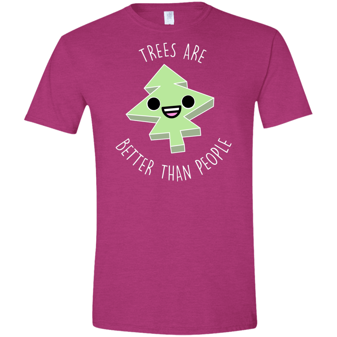 T-Shirts Antique Heliconia / S I Like Trees Men's Semi-Fitted Softstyle