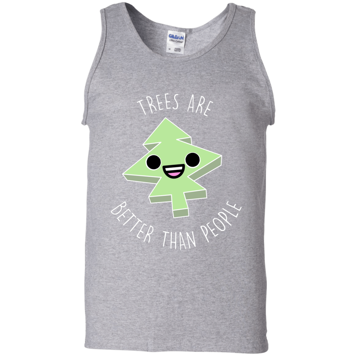 T-Shirts Sport Grey / S I Like Trees Men's Tank Top