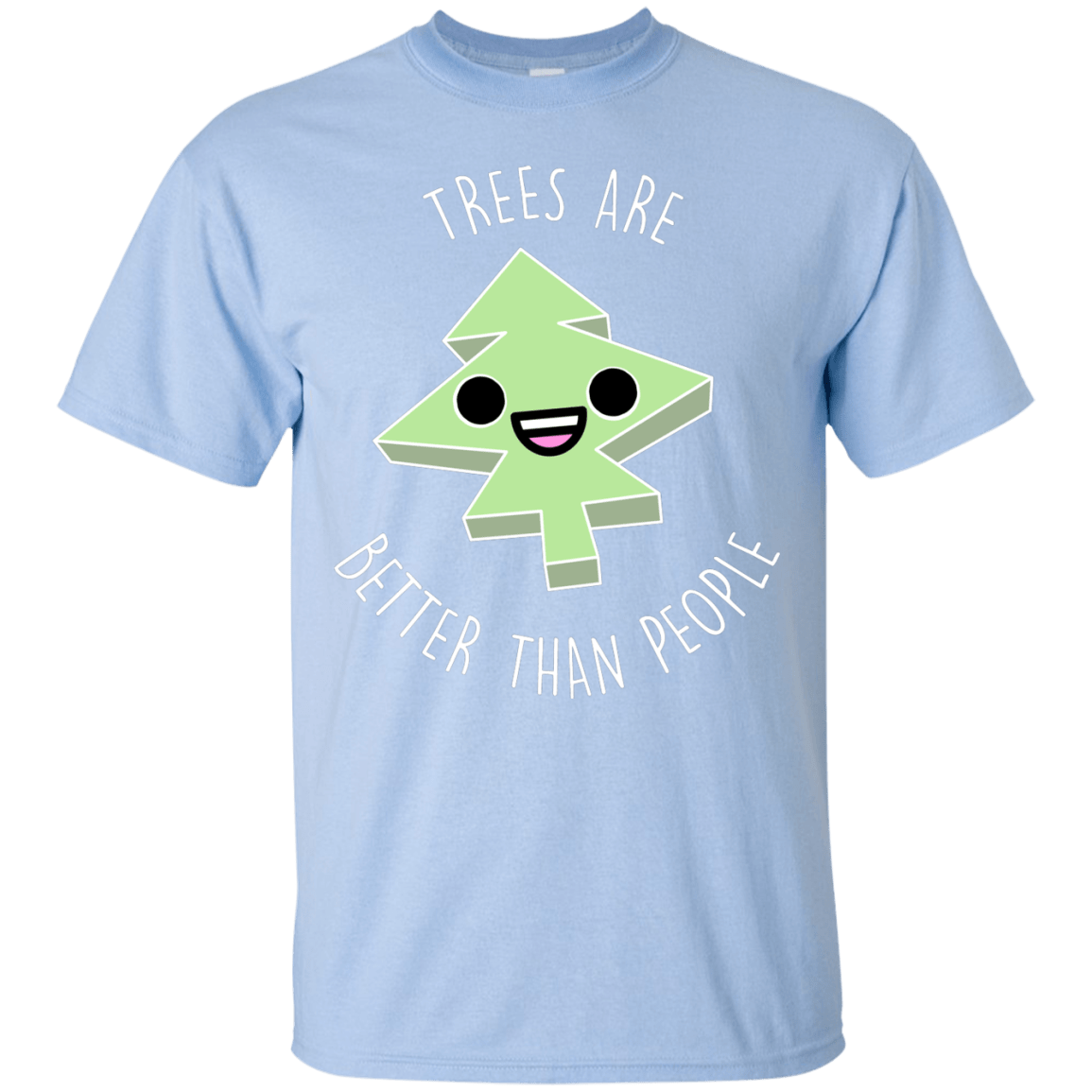 T-Shirts Light Blue / S I Like Trees T-Shirt