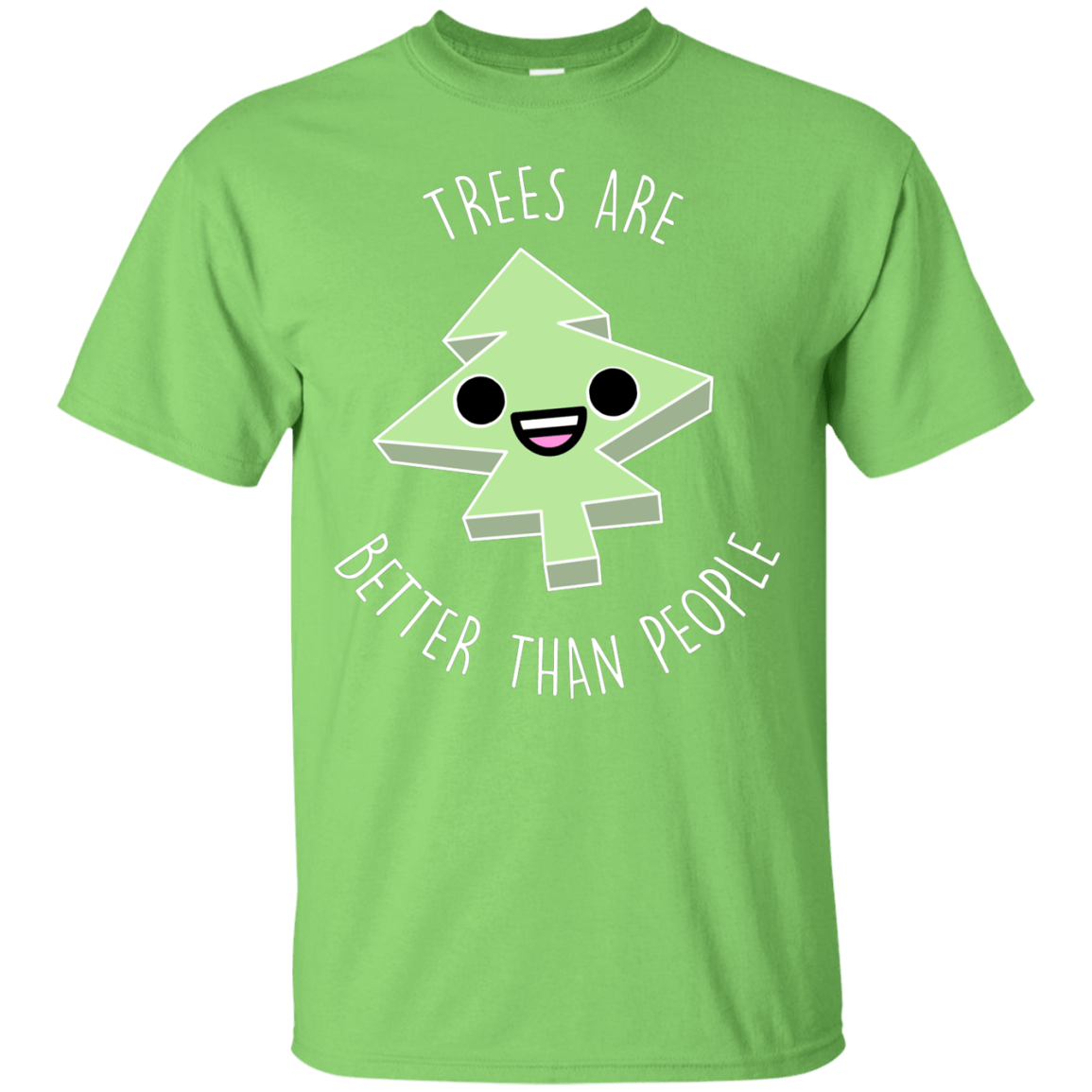 T-Shirts Lime / S I Like Trees T-Shirt