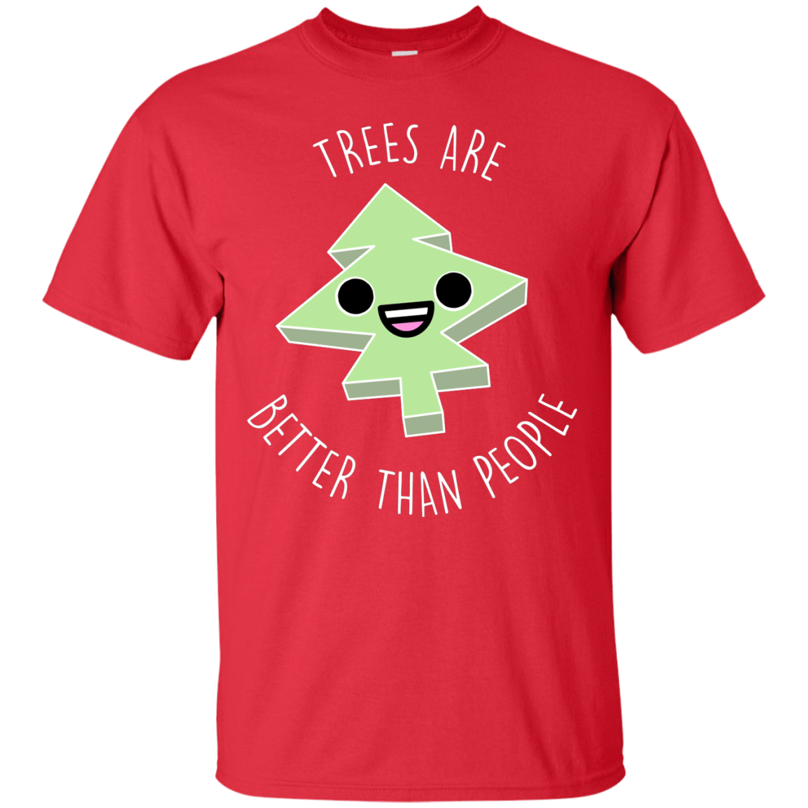 T-Shirts Red / S I Like Trees T-Shirt