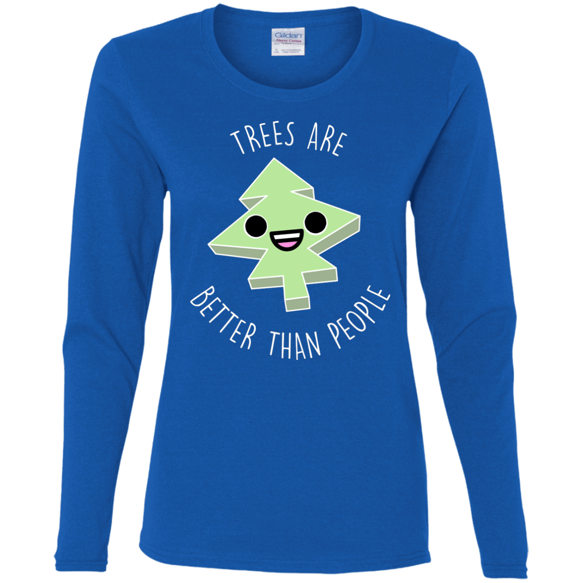 T-Shirts Royal / S I Like Trees Women's Long Sleeve T-Shirt