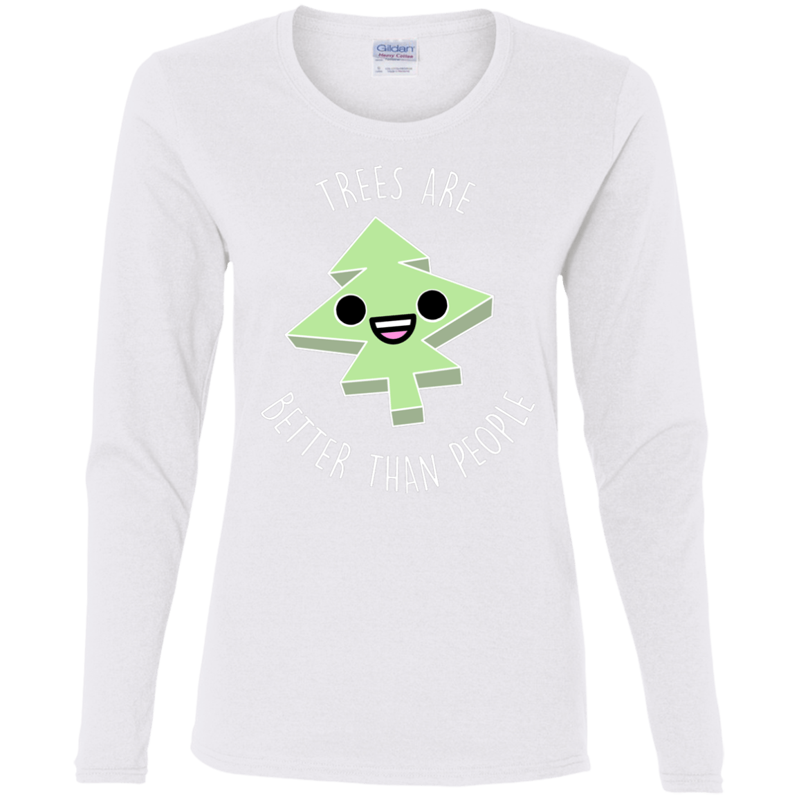 T-Shirts White / S I Like Trees Women's Long Sleeve T-Shirt