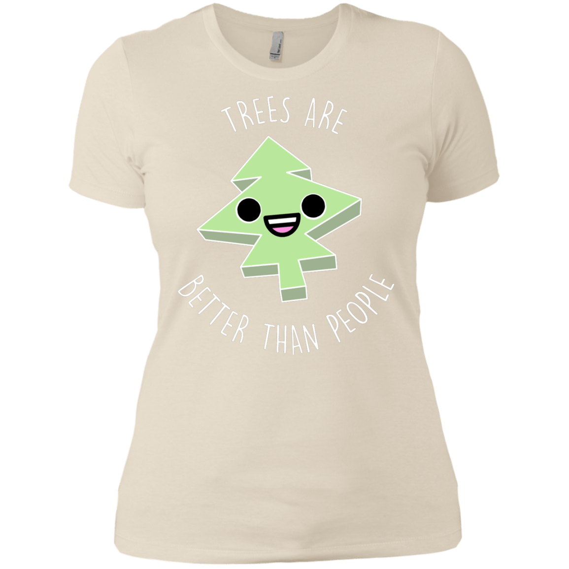 T-Shirts Ivory/ / X-Small I Like Trees Women's Premium T-Shirt