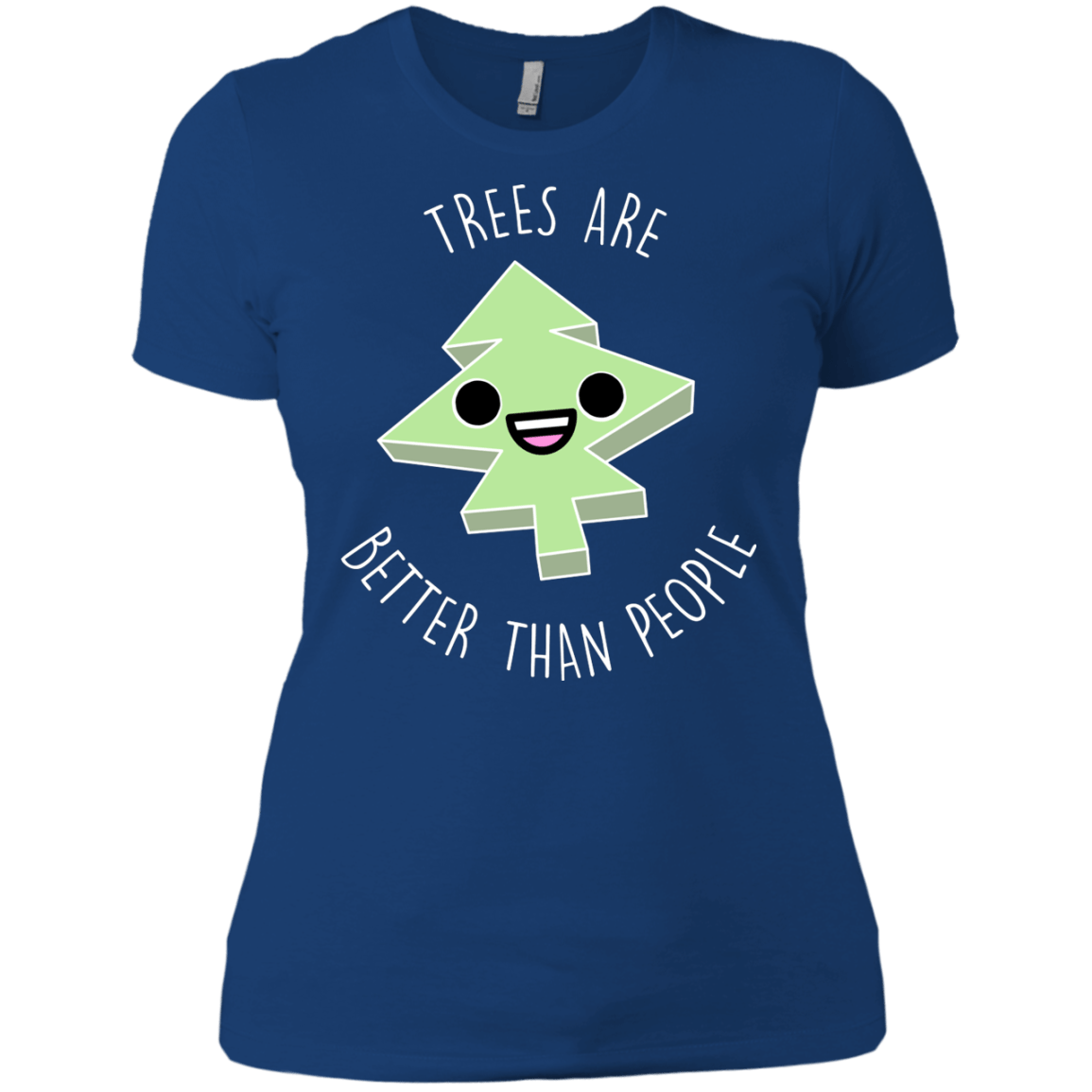 T-Shirts Royal / X-Small I Like Trees Women's Premium T-Shirt