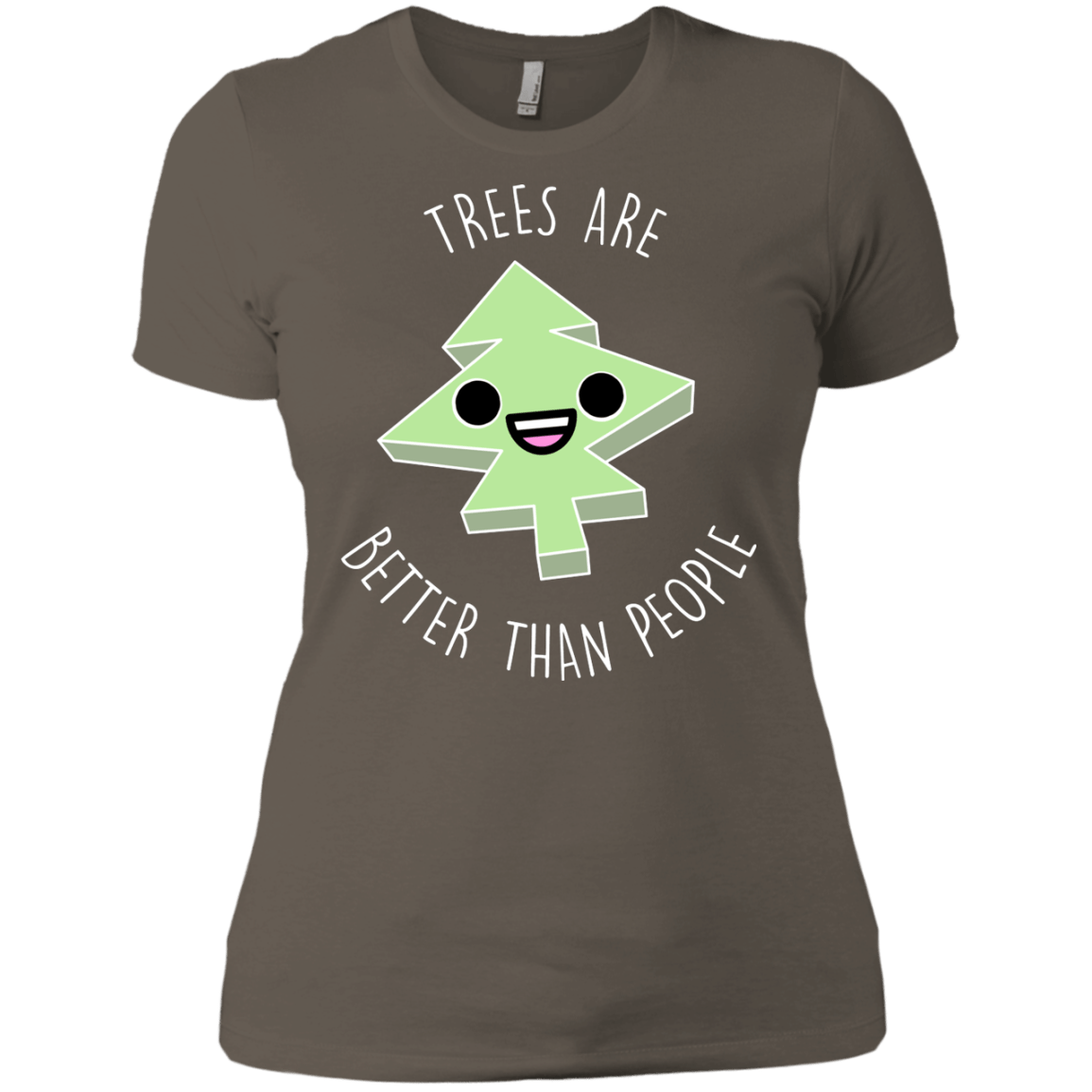 T-Shirts Warm Grey / X-Small I Like Trees Women's Premium T-Shirt