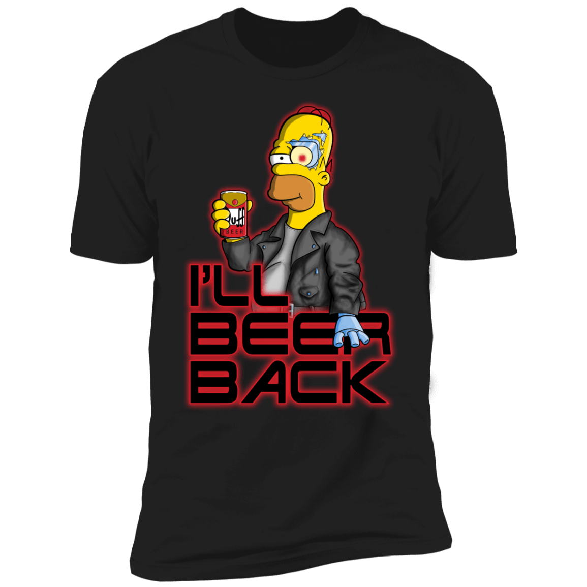 T-Shirts Black / X-Small I'LL BEER BACK Men's Premium T-Shirt