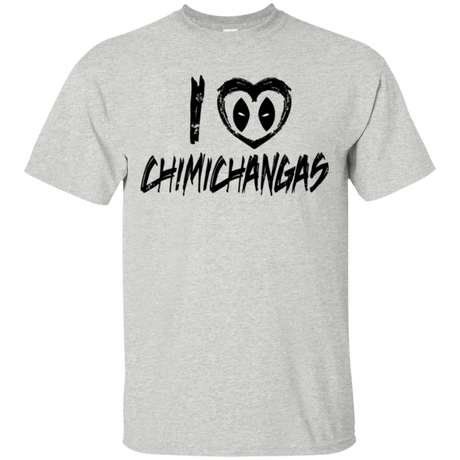 T-Shirts Ash / Small I Love Chimichangas T-Shirt