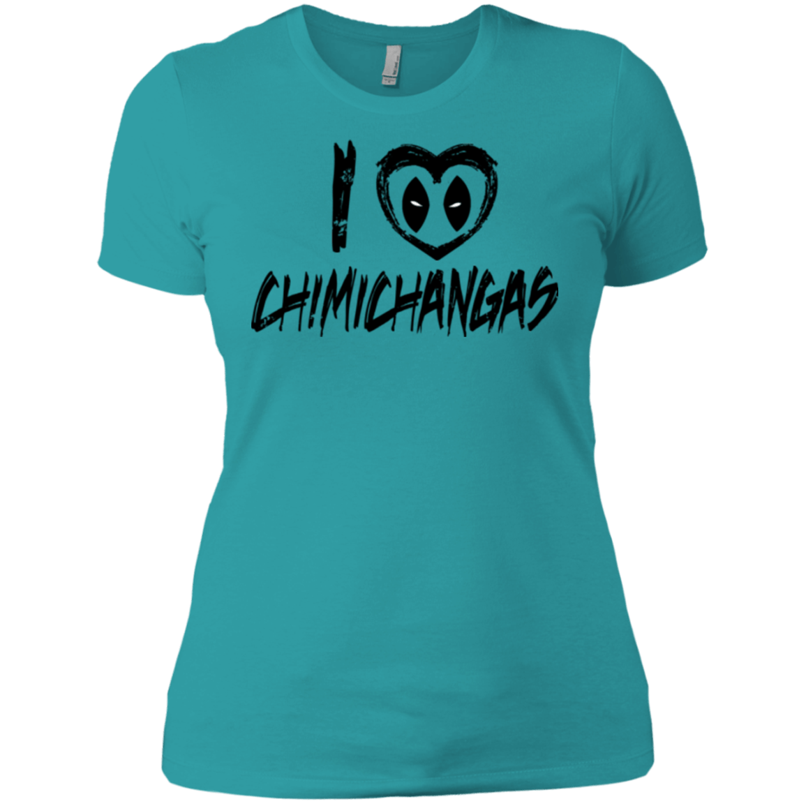 T-Shirts Tahiti Blue / X-Small I Love Chimichangas Women's Premium T-Shirt