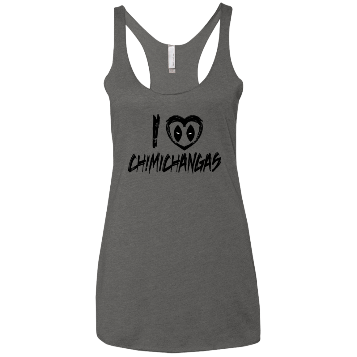 T-Shirts Premium Heather / X-Small I Love Chimichangas Women's Triblend Racerback Tank