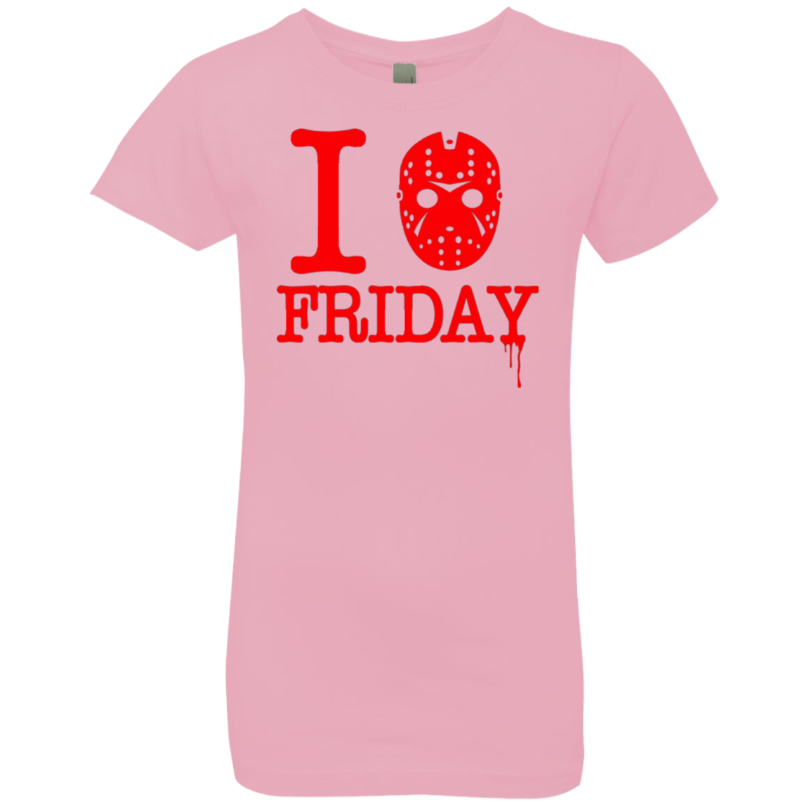 T-Shirts Light Pink / YXS I Love Friday Girls Premium T-Shirt