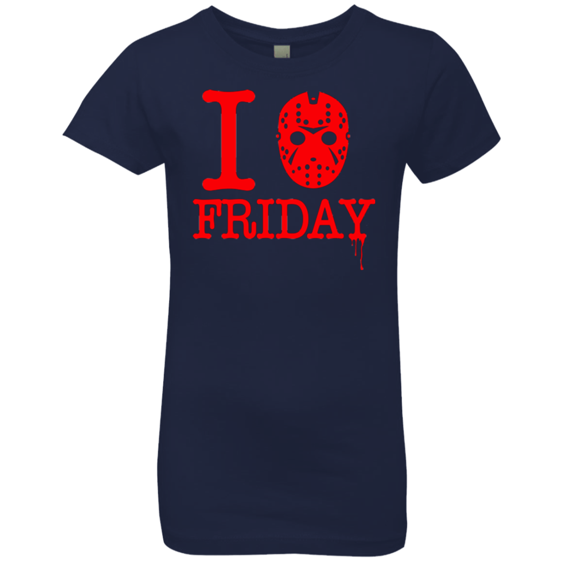 T-Shirts Midnight Navy / YXS I Love Friday Girls Premium T-Shirt