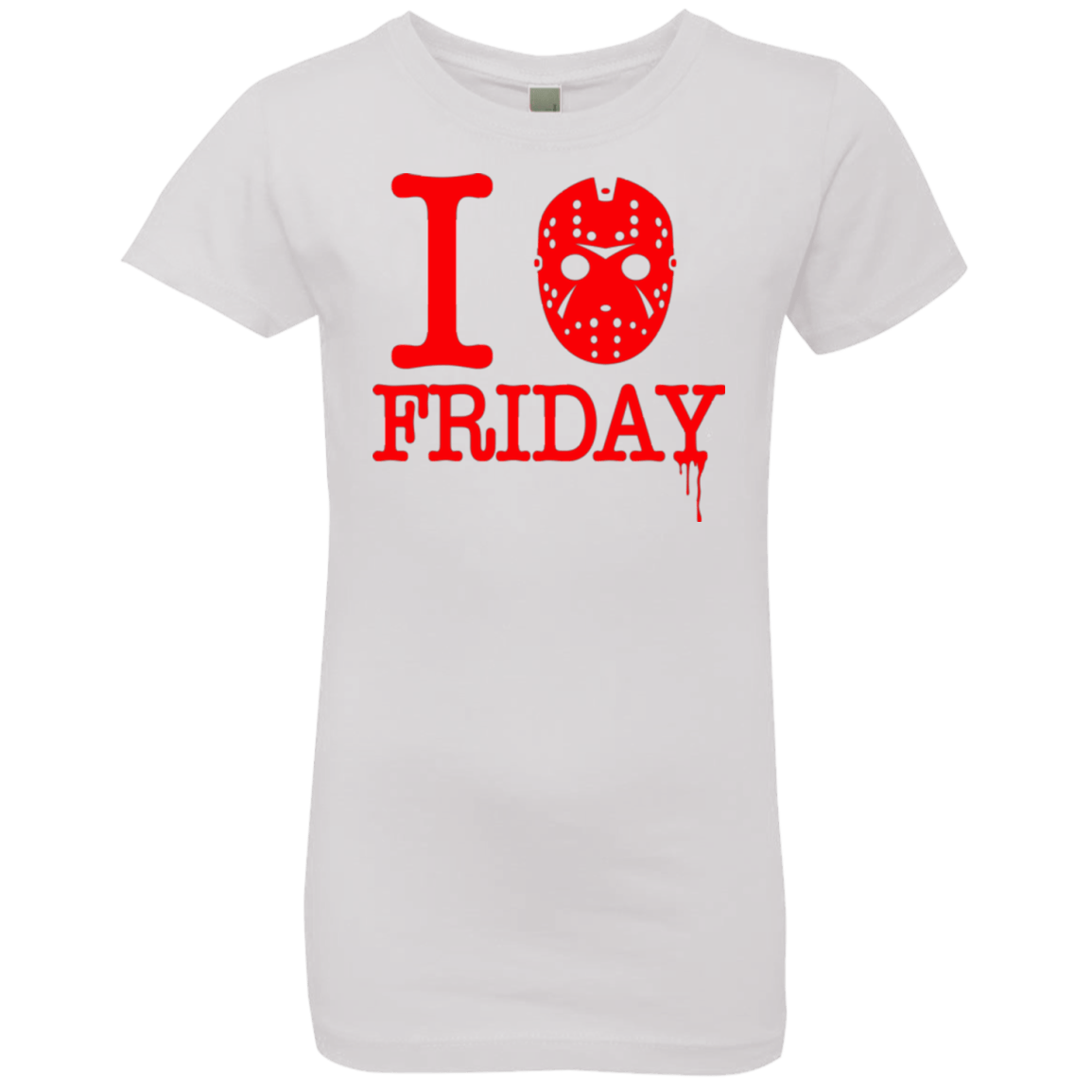 T-Shirts White / YXS I Love Friday Girls Premium T-Shirt