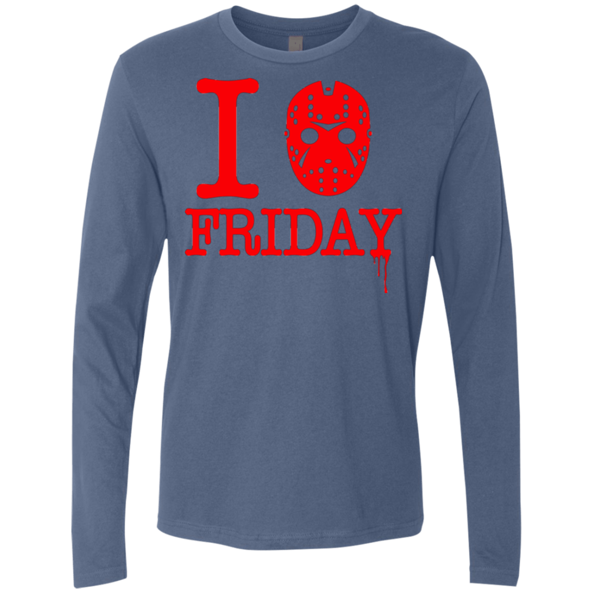 T-Shirts Indigo / Small I Love Friday Men's Premium Long Sleeve