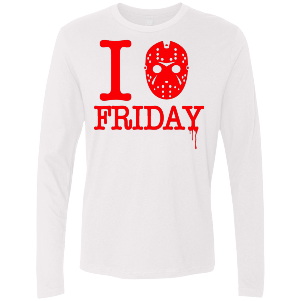 T-Shirts White / Small I Love Friday Men's Premium Long Sleeve