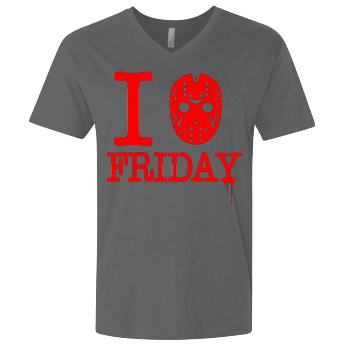 T-Shirts Heavy Metal / X-Small I Love Friday Men's Premium V-Neck