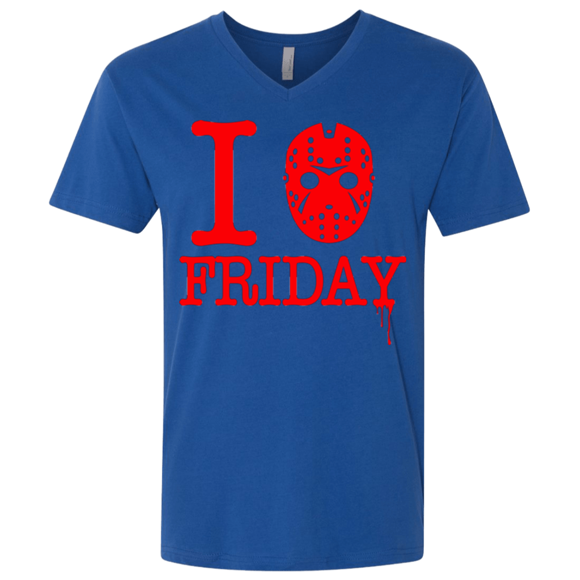 T-Shirts Royal / X-Small I Love Friday Men's Premium V-Neck