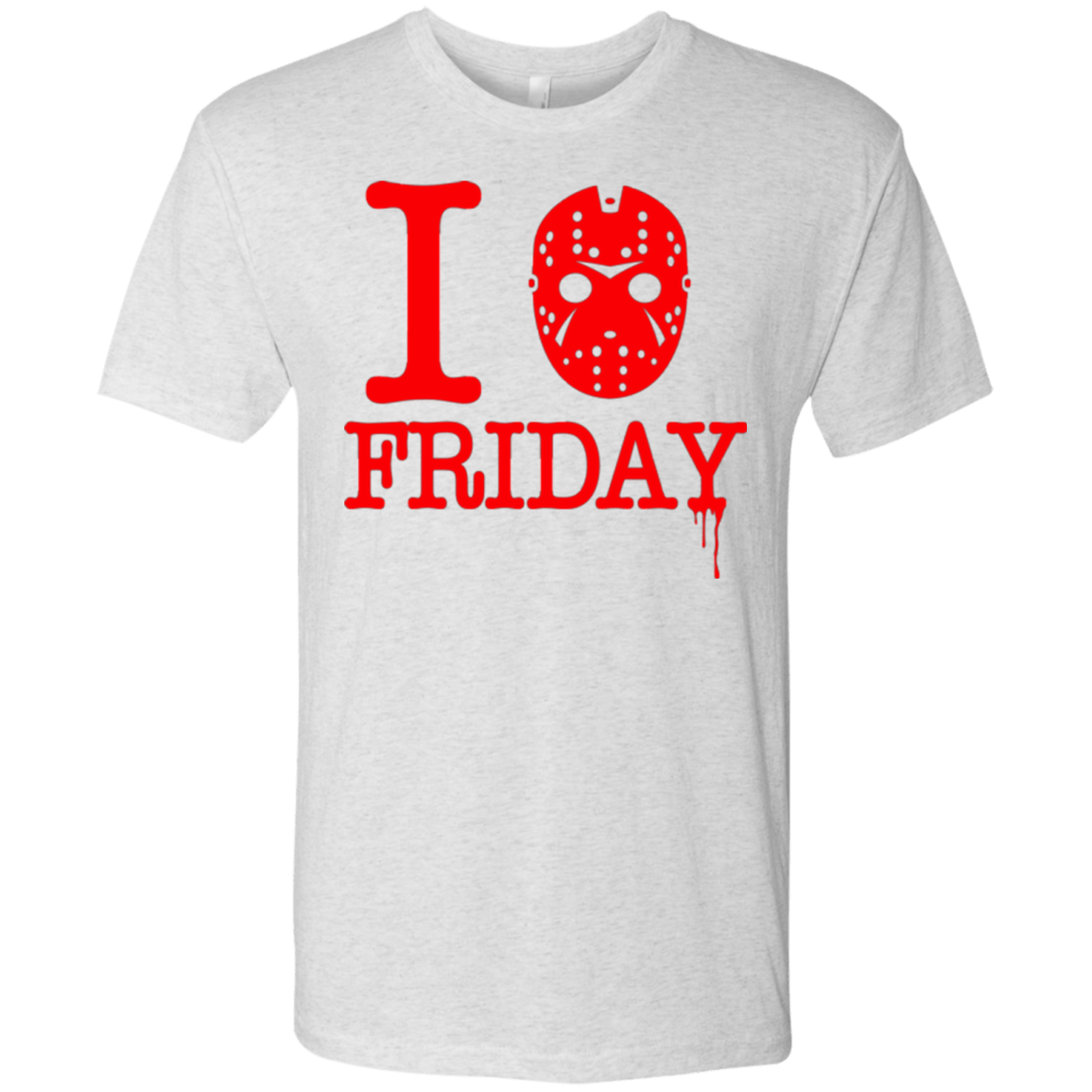 T-Shirts Heather White / Small I Love Friday Men's Triblend T-Shirt