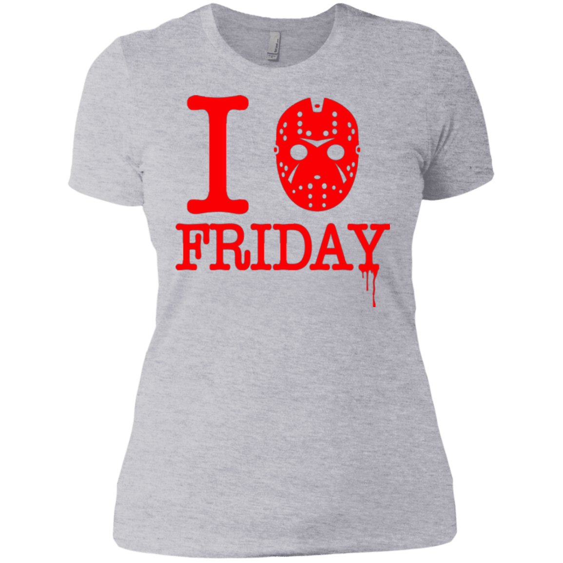 T-Shirts Heather Grey / X-Small I Love Friday Women's Premium T-Shirt
