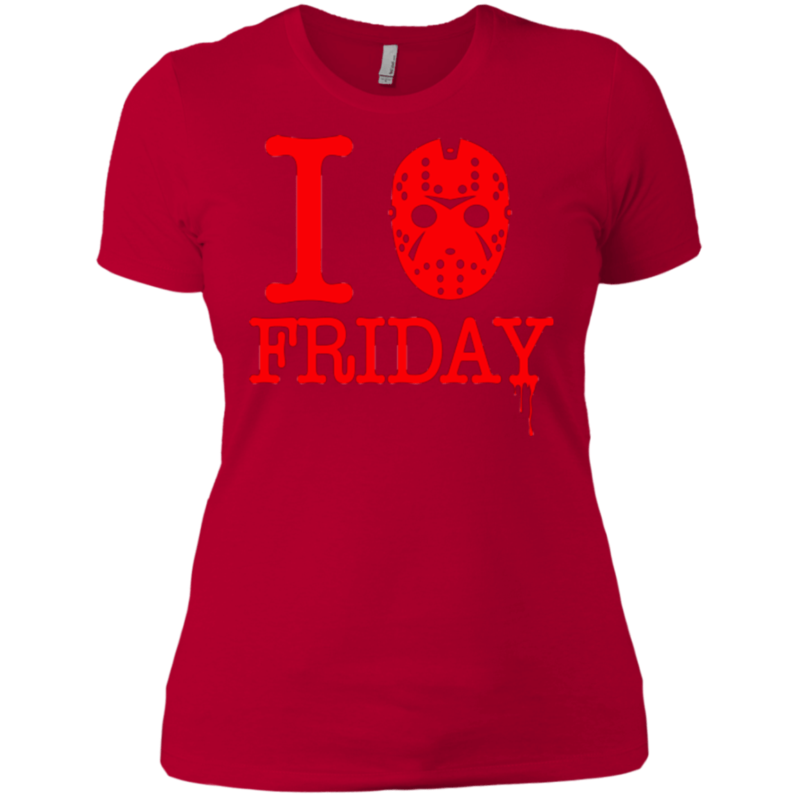 T-Shirts Red / X-Small I Love Friday Women's Premium T-Shirt