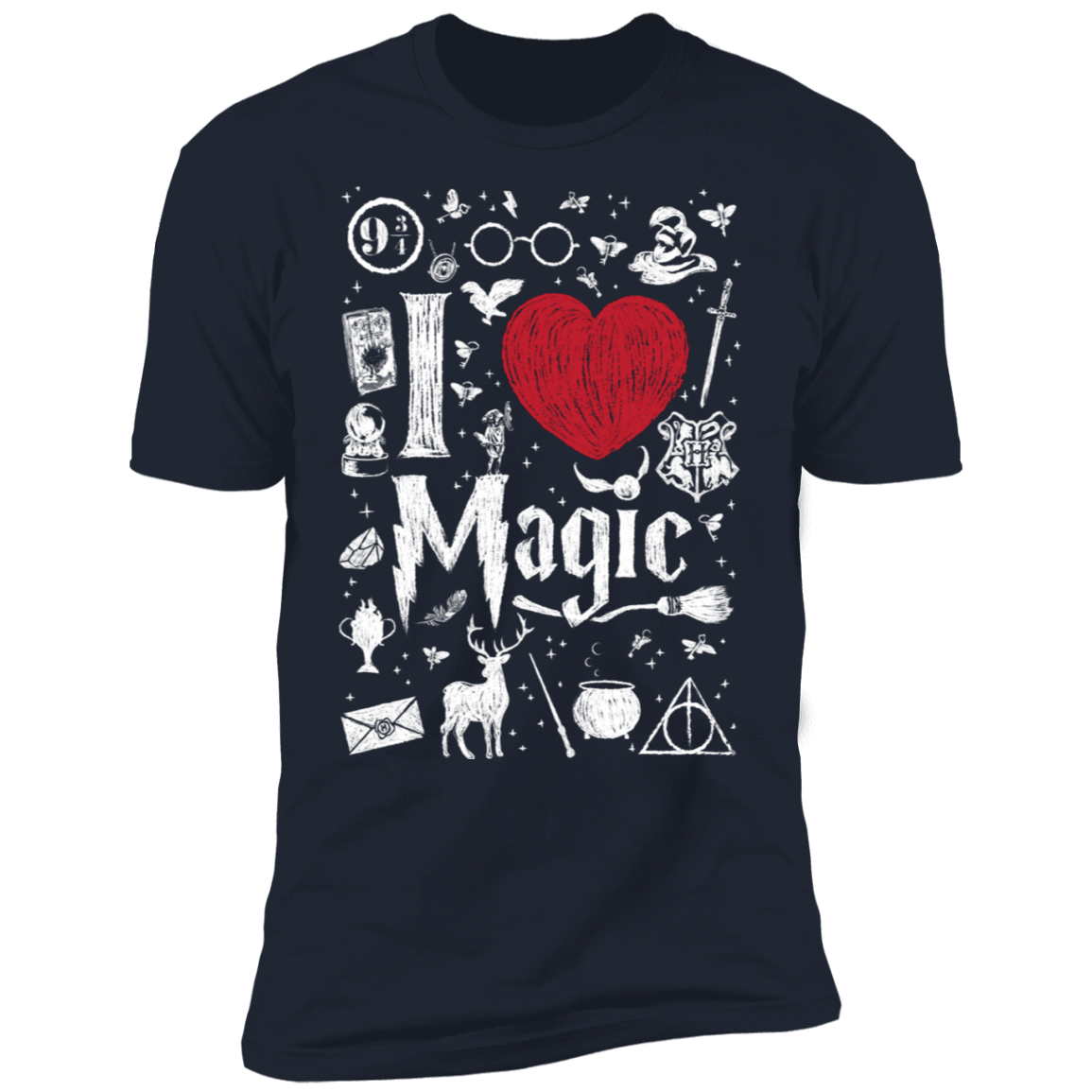 T-Shirts Midnight Navy / S I Love Magic Men's Premium T-Shirt