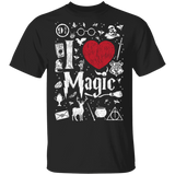 T-Shirts Black / S I Love Magic T-Shirt