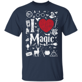 T-Shirts Navy / S I Love Magic T-Shirt
