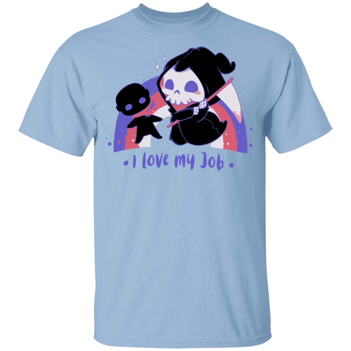 T-Shirts Light Blue / YXS I Love My Job Youth T-Shirt