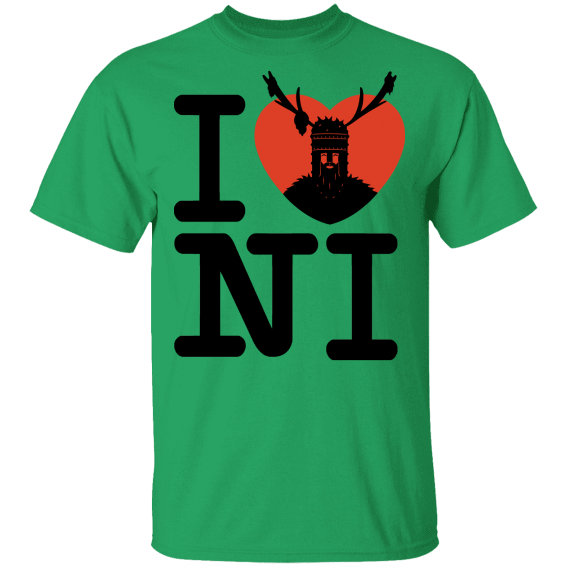 T-Shirts Irish Green / S I Love NI T-Shirt