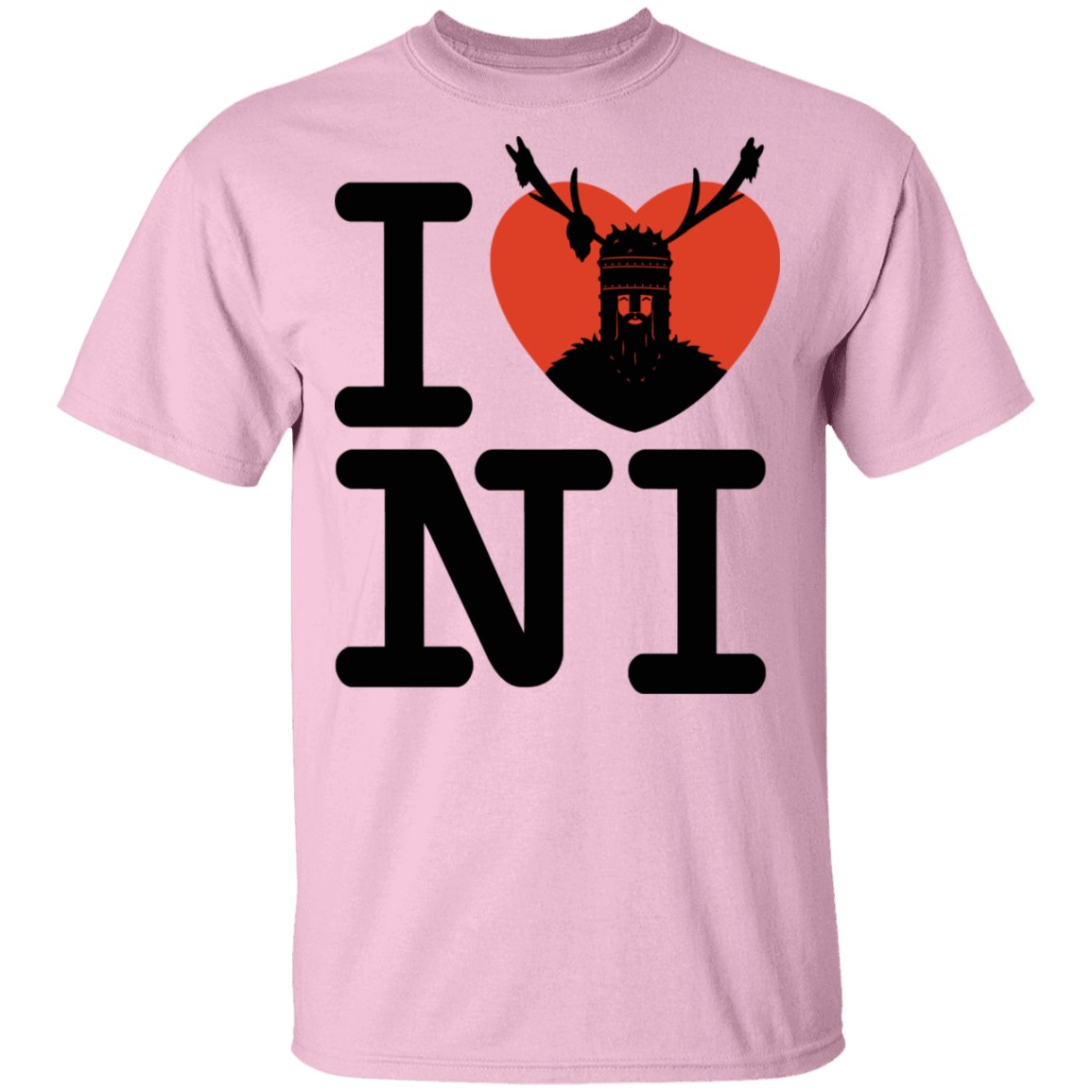 T-Shirts Light Pink / S I Love NI T-Shirt
