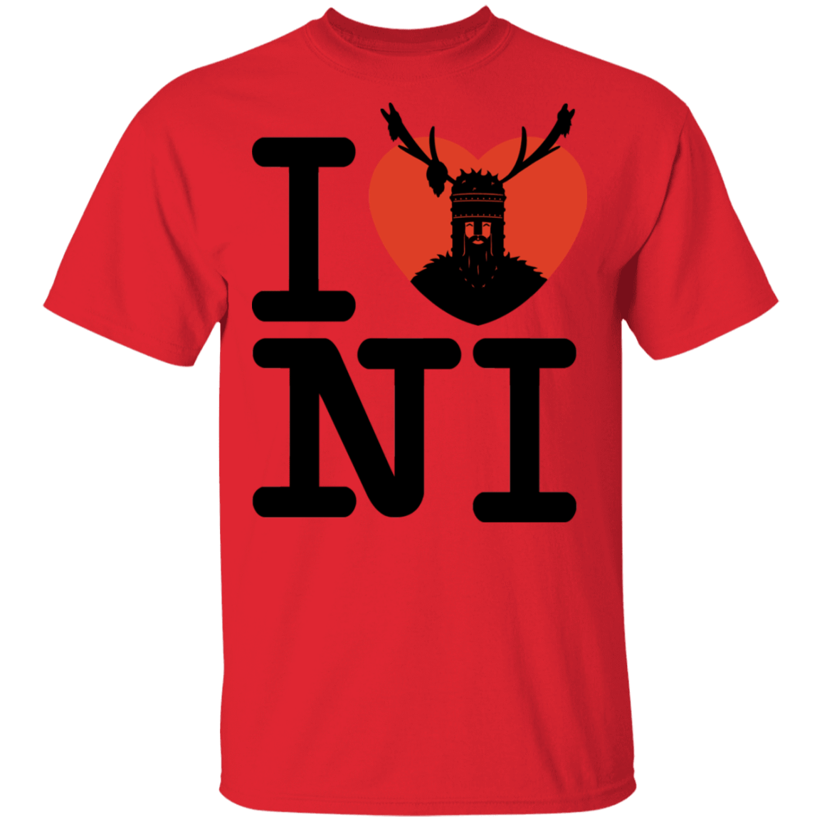 T-Shirts Red / S I Love NI T-Shirt
