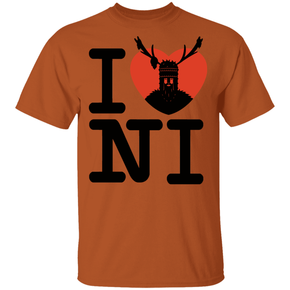 T-Shirts Texas Orange / S I Love NI T-Shirt
