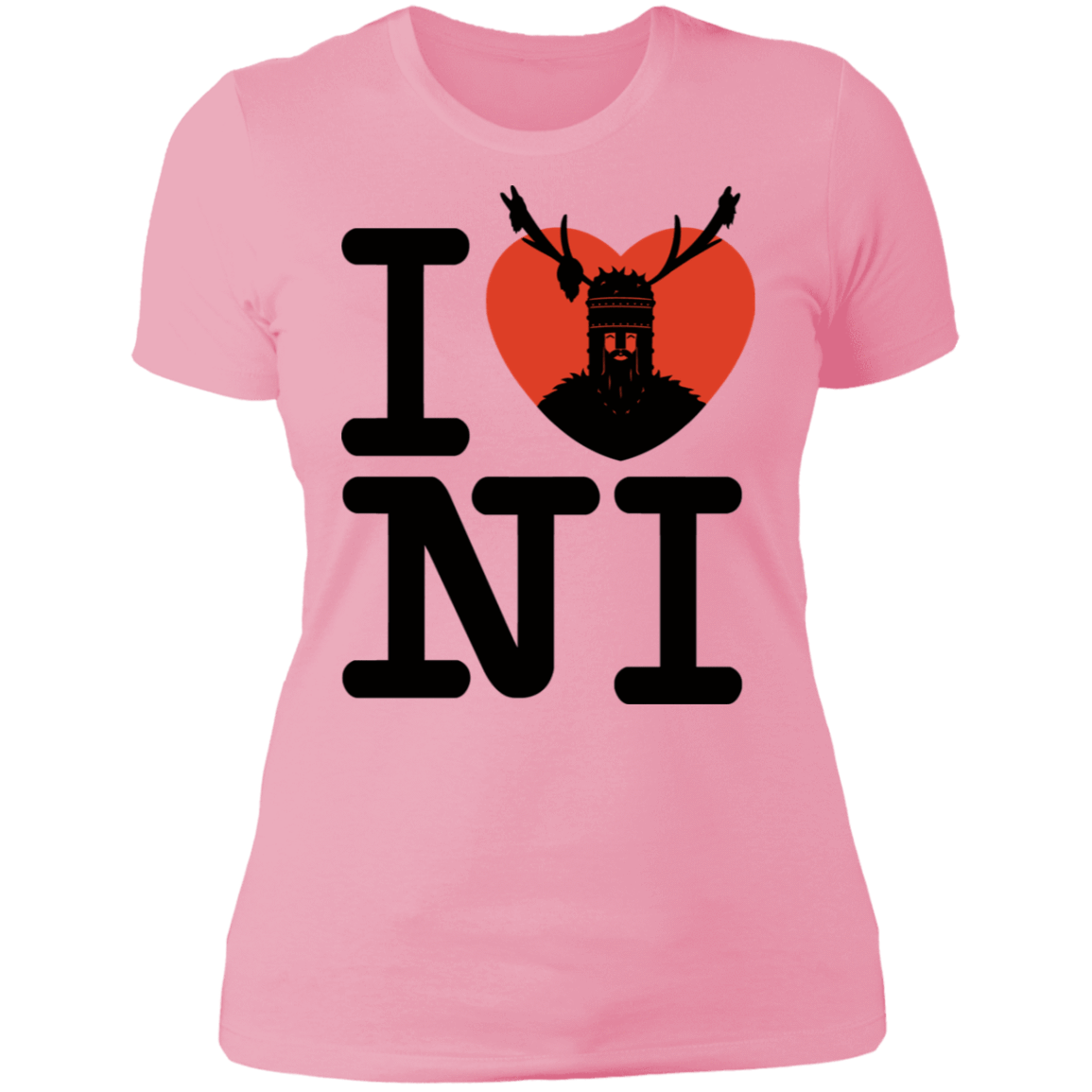 T-Shirts Light Pink / S I Love NI Women's Premium T-Shirt