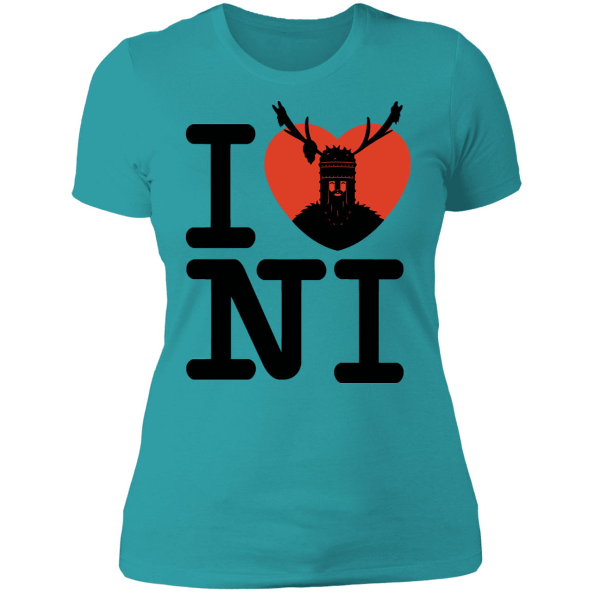 T-Shirts Tahiti Blue / S I Love NI Women's Premium T-Shirt