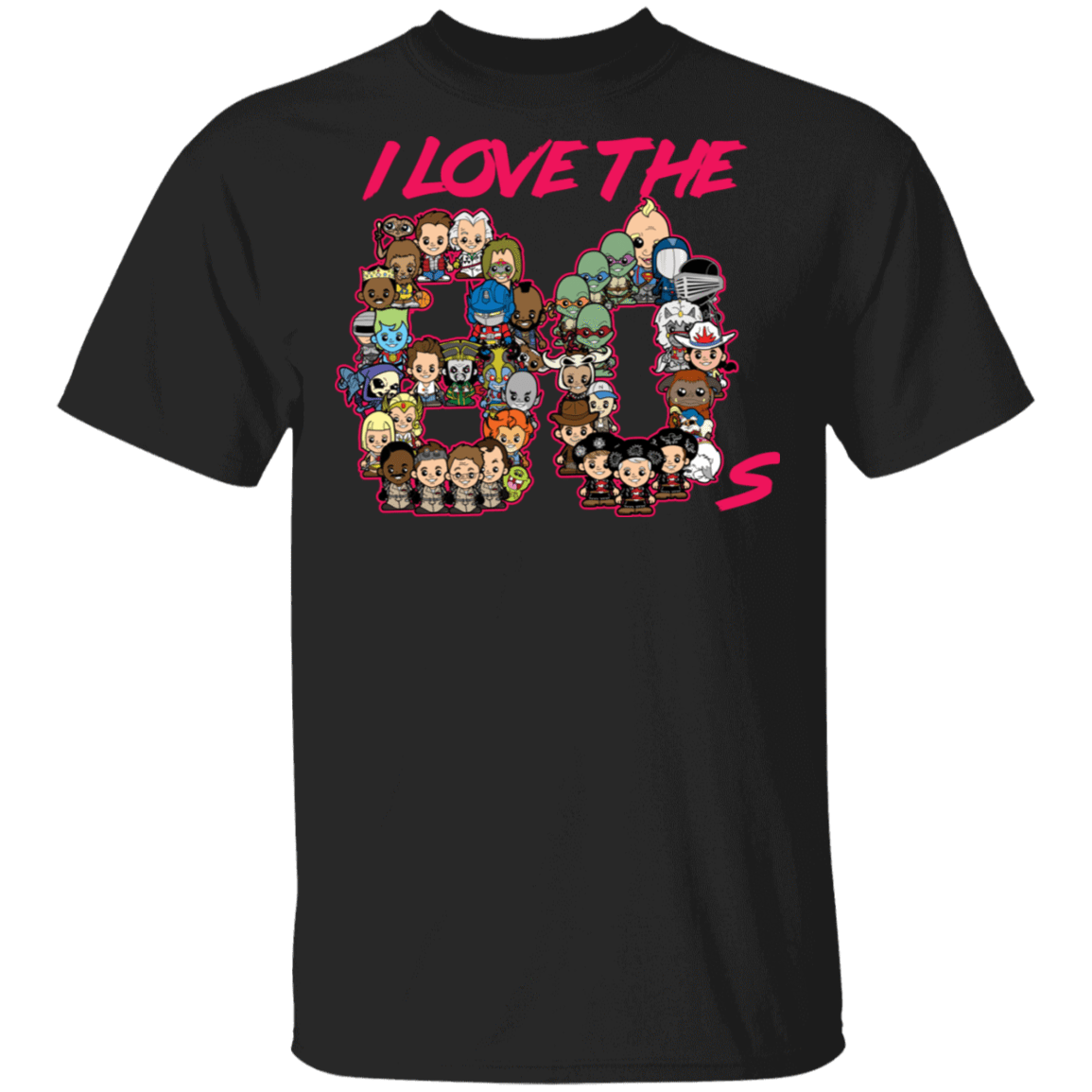 T-Shirts Black / S I Love the 80s T-Shirt