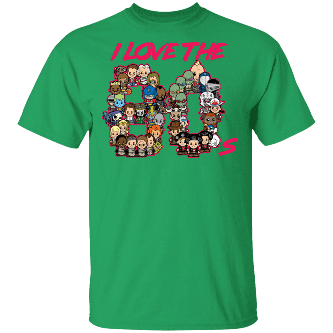 T-Shirts Irish Green / S I Love the 80s T-Shirt